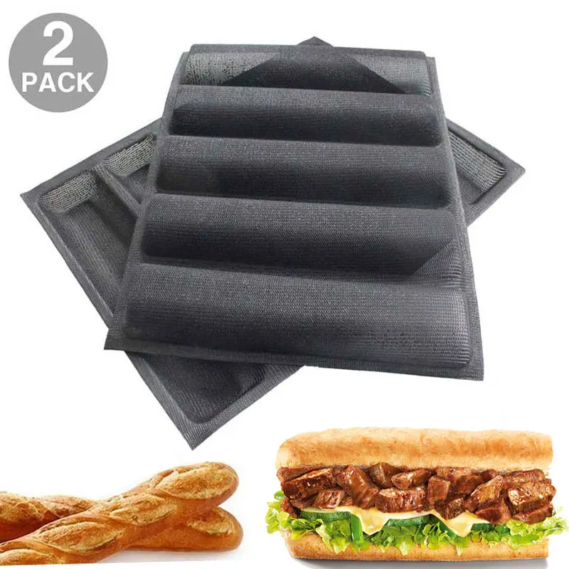 Silicone Forms Moldes Para Pan Subway Bread Form Bread Pan Baking Sets/Loaf Pan Non Stick Food Grade