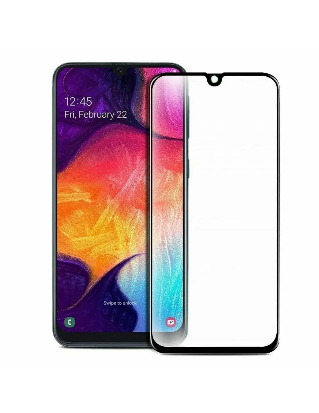 High quality 9H tempered glass screen Protector for Samsung Galaxy A70 sent from Spain