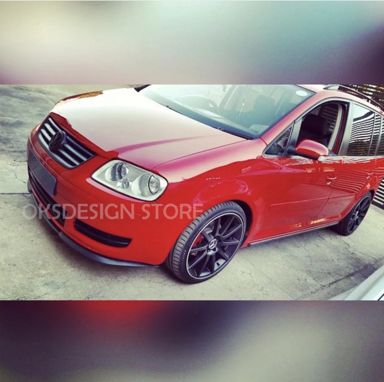 VW VOLKSWAGEN TOURAN & SHARAN CUPRA R FRONT SPOILER LIP Euro Spoiler Lip Universal