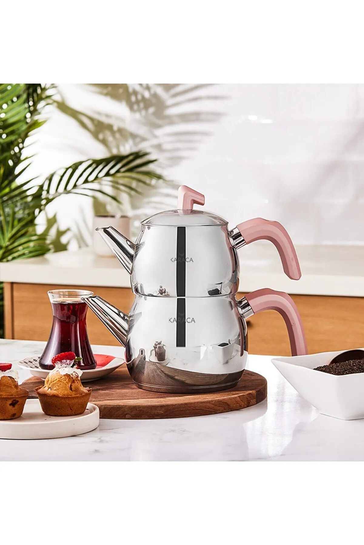 Stainless Steel Medium Teapot Turkish Tea Maker Chinese Teapot kettle for gas stoves Teapot for tea