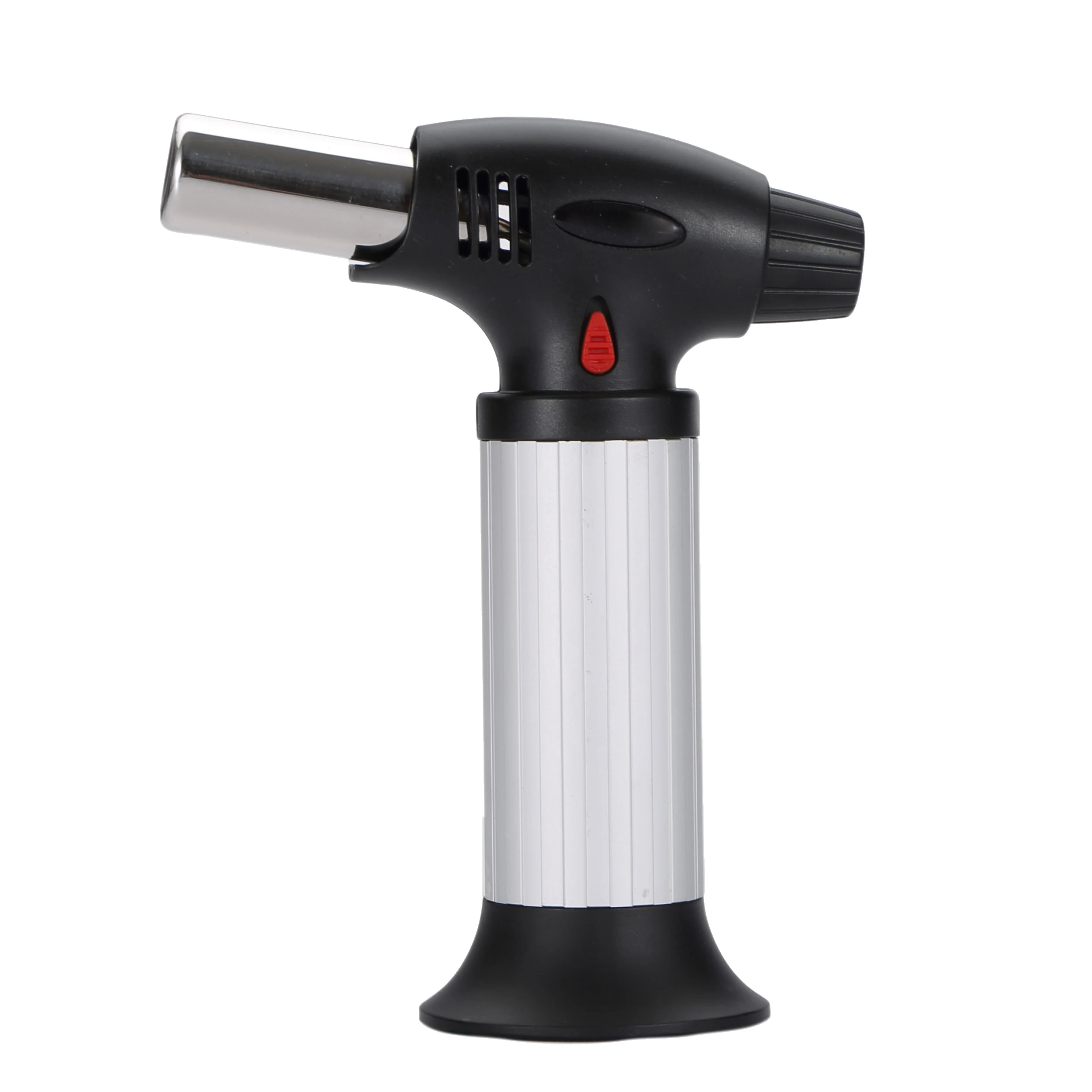 BERGNER kitchen torch made of black aluminium 12x6x15,5 cm