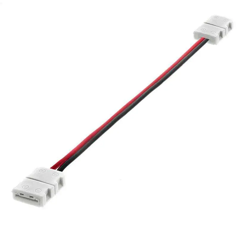 2 single color 2 Pin 8mm 12v led wire for connecting