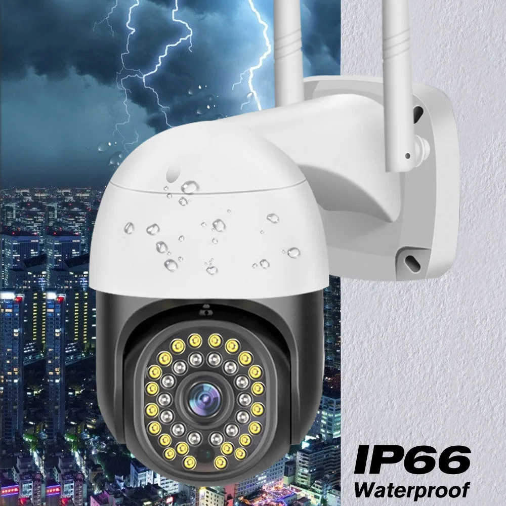 Imagem -05 - Wifi ip Câmera de Segurança em Casa Inteligente Proteção 1080p ao ar Livre Vigilância Kamera Cctv 360 Ptz Rastreamento Automático ip Monitor Cam hd 3mp