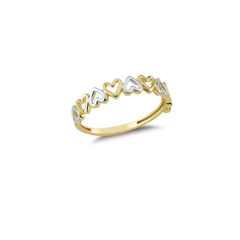 14K Solid Gold Love Heart Ring