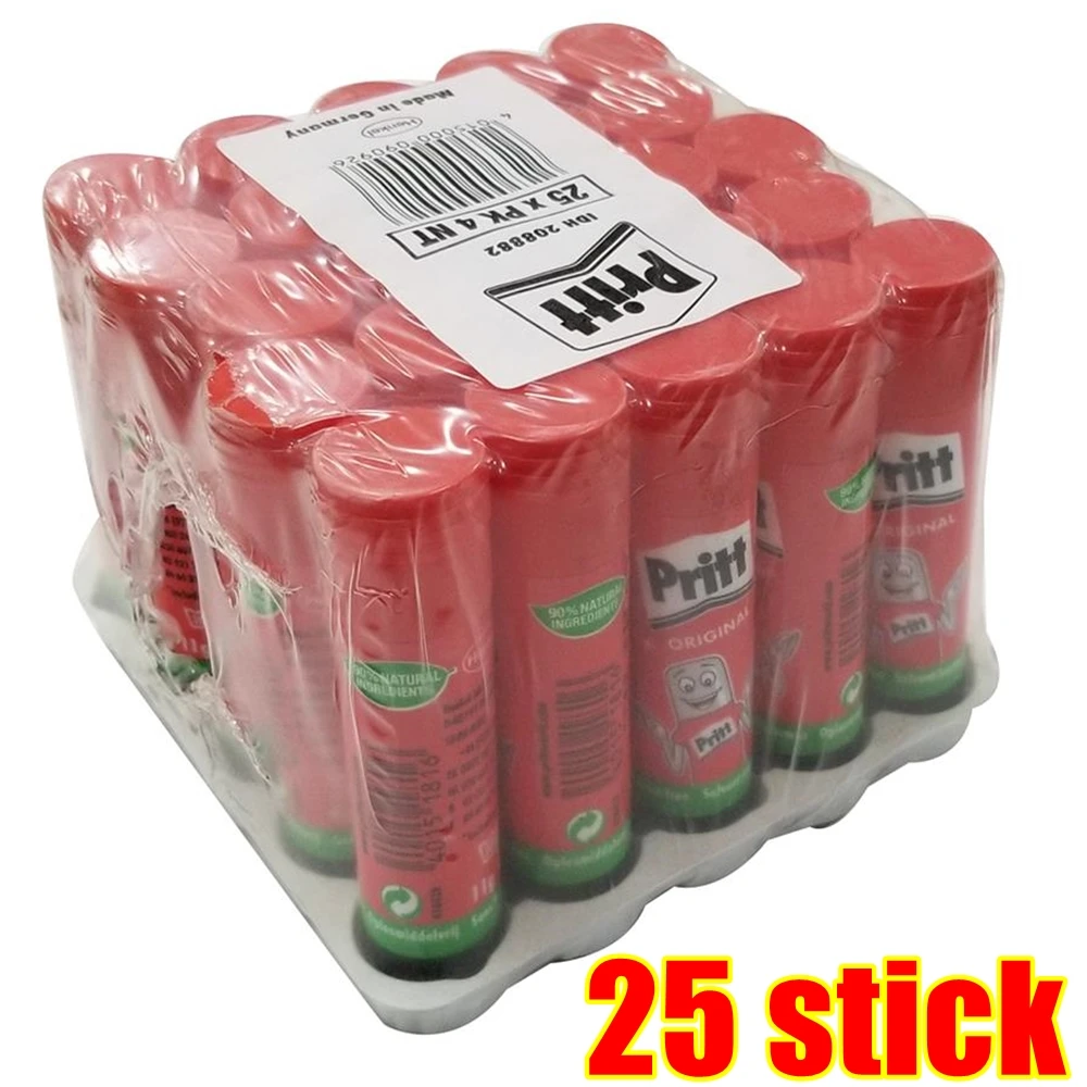 Pritt Stick GERMAN Environmental Protection Solid Glue DIY Tools Sticky Glue Pens Office Supplies 25 sticks