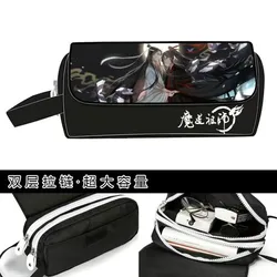 Grandmaster of Demonic Cultivation School Pencil Cases Mo Dao Zu Shi Lan Wangji Wei Wuxian Cosplay Pen Bag Storage Cosmetic Bag