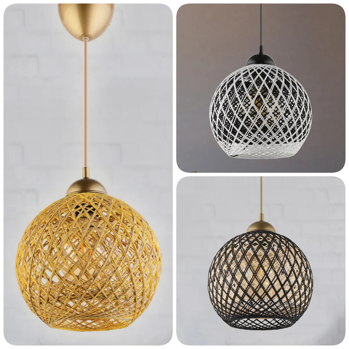 Modern Pendant Ball Chandelier Nordic Lamp Pendant Lamp Garden Restaurant Cafe Bar Lounge Lighting Decorative Lamp Decoration