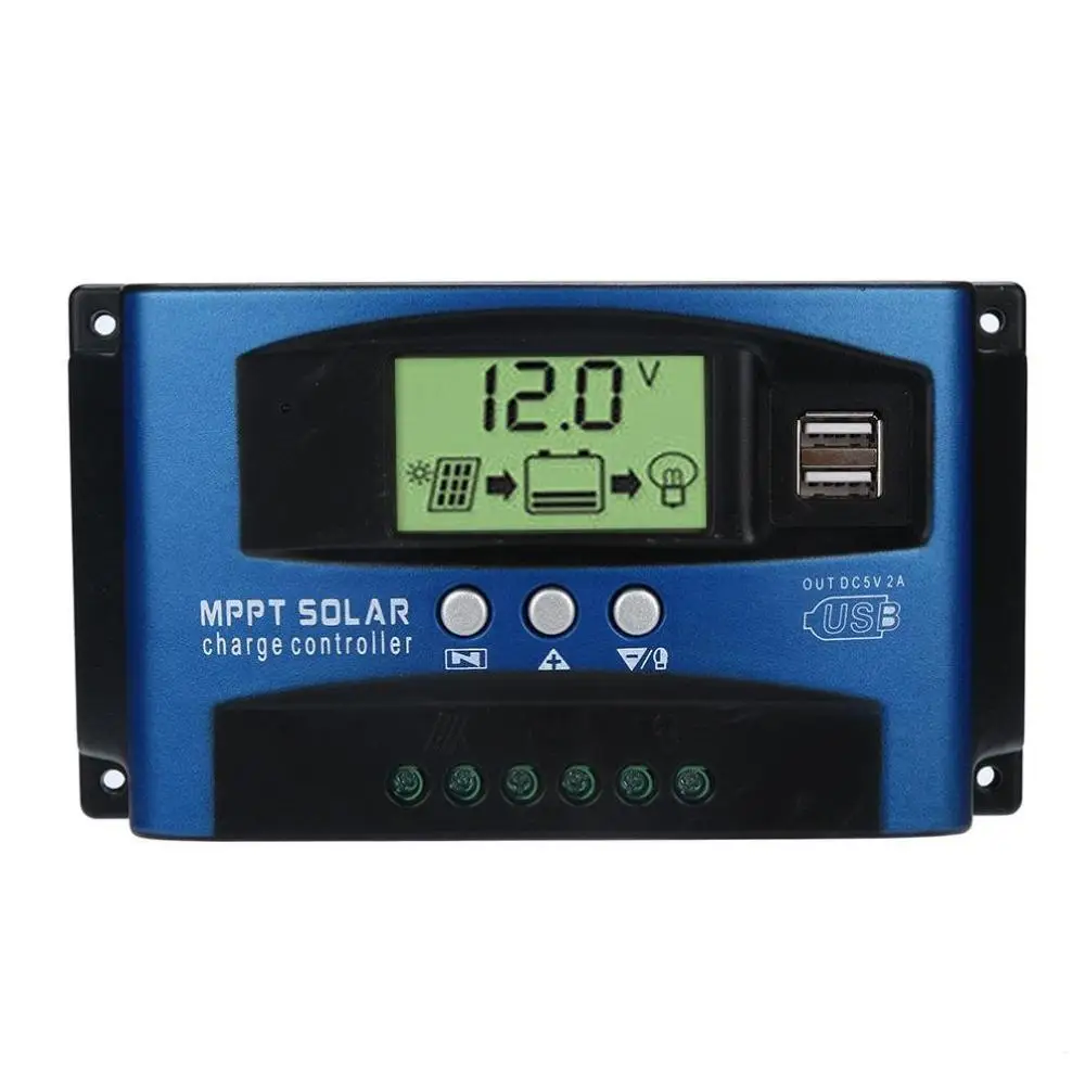 1 Pcs 40A/60A/100A MPPT Solar Panel Regulator Charge Controller 12V/24V Auto Focus Tracking AU