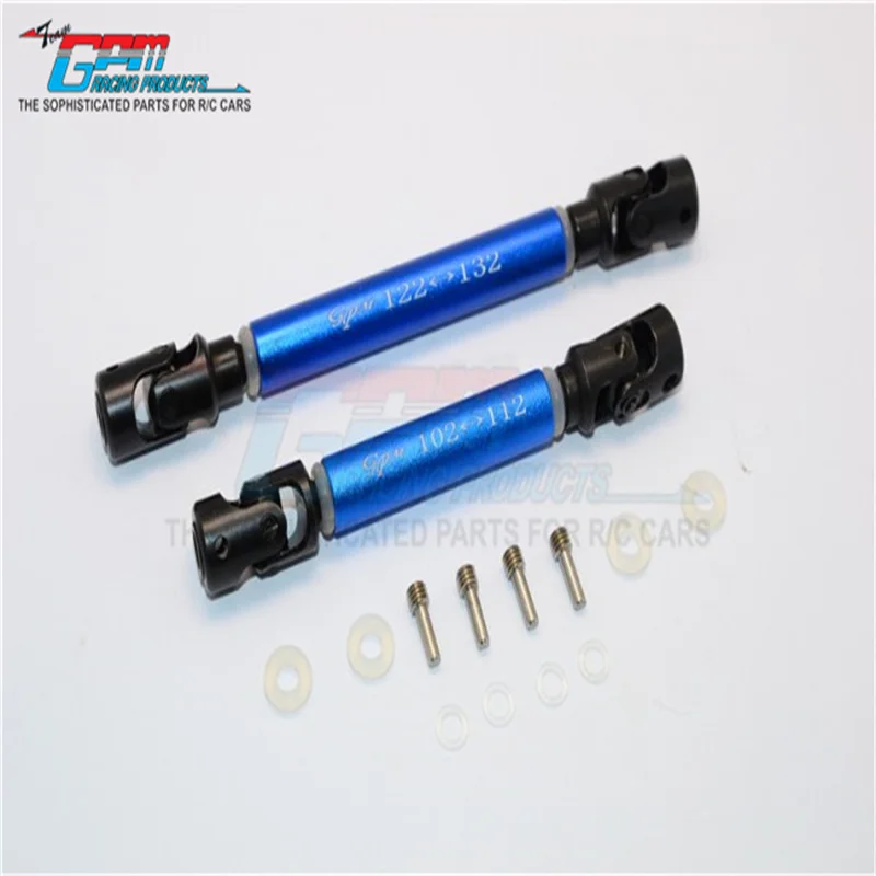 

GPM STEEL ADJUSTABLE MAIN SHAFT WITH ALLOY BODY - 14PC SET FOR TRAXXAS 1/10 TRX-4 82056-4 Upgrade