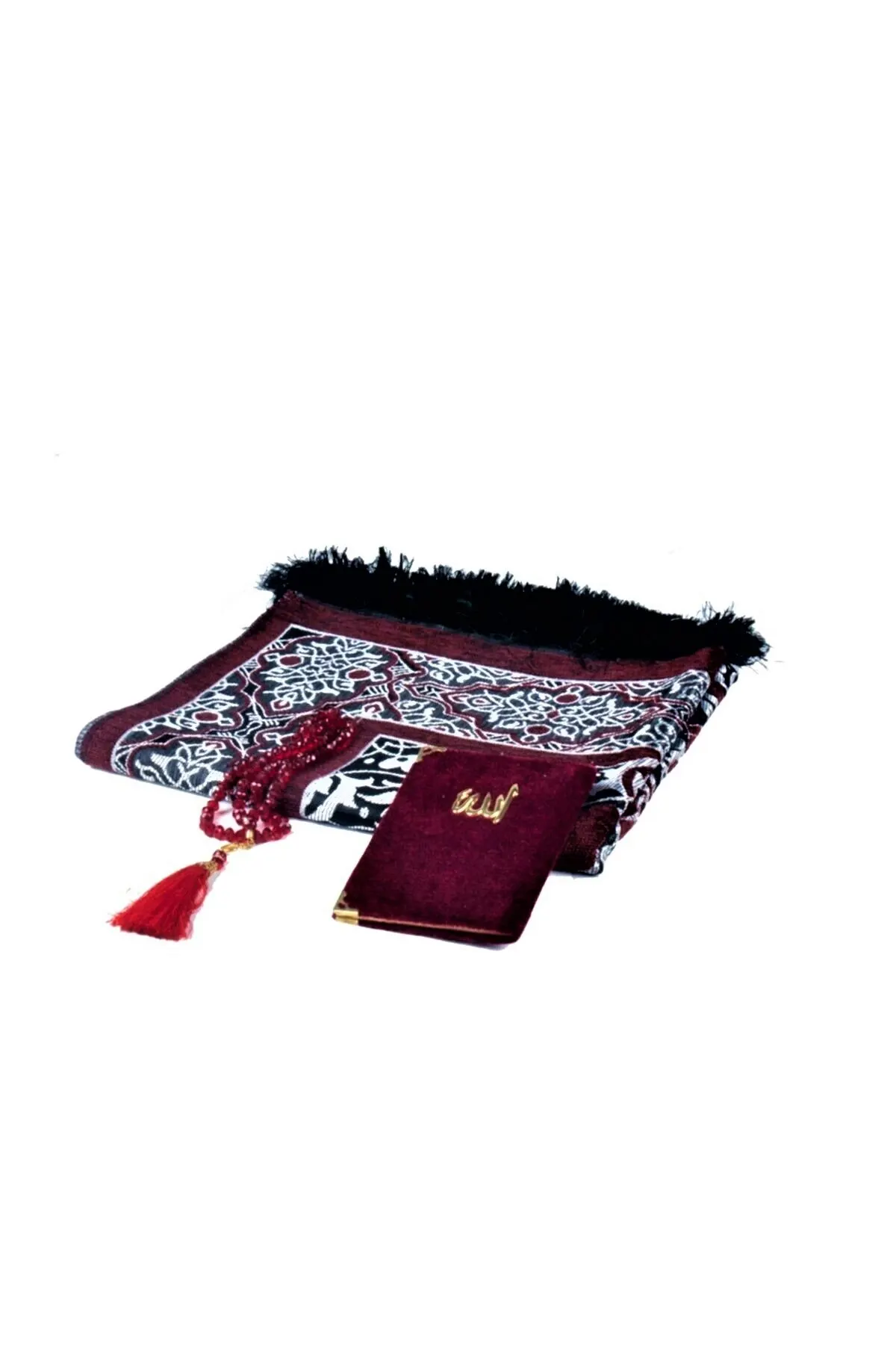 Yaseen rosary prayer rug and book gift set (Muslim  hadiat gift سجاد صلاة مسلم هدية إسلامية sijad salat) mewlid