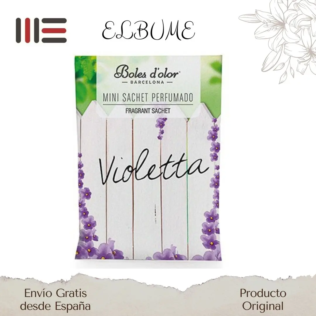 VIOLETTA perfume air freshener Boles fill your closets, car, drawers, clothes boxes, Cobblers with nice scented aromas. The small environment that does not take up space lasts 6 months active.