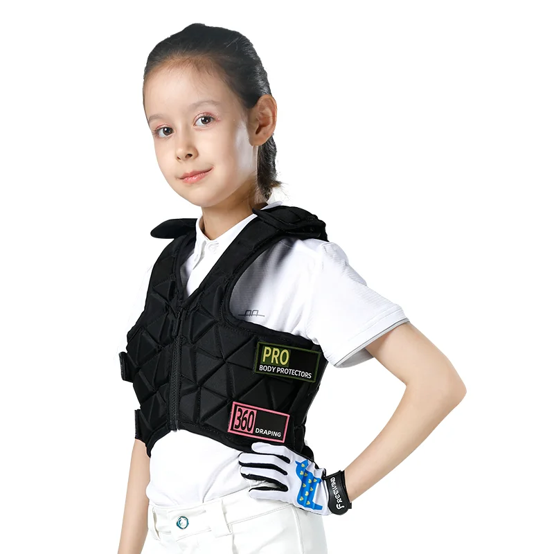 Cavassion-6Flex Children's Equestrian Armor, Kids  Protective Vest, High-thickness Shock-absorbing Layer, Safety Insurance