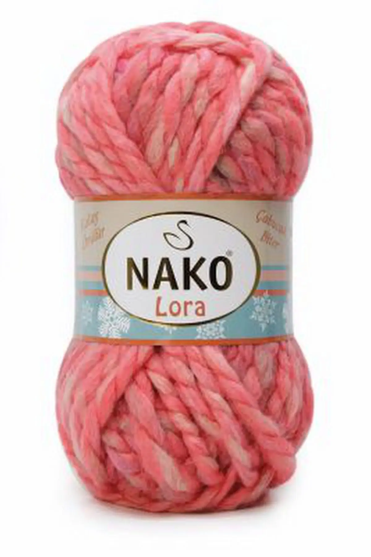 Nako Lora Hand Knitting Yarns Are A mixture Of 20% Wool, 80% Premium Acrylic weighing 100 G And 35 Meters.5 PCS