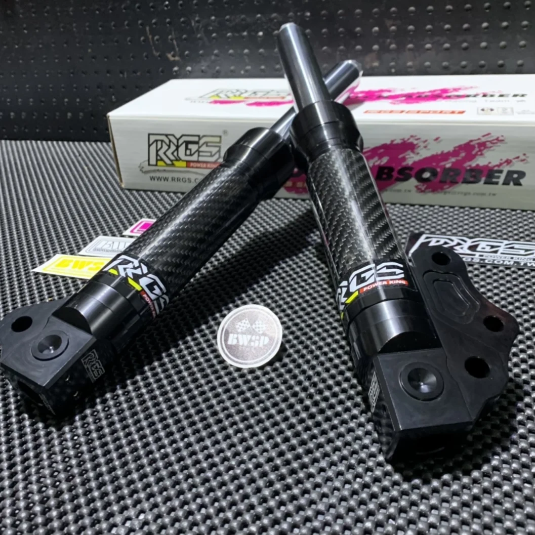 JISO Front Forks For JOG50 EVO50 3KJ Carbon Shock Absorbers JISO RRGS  Modified Tuning Scooter BWSP Parts