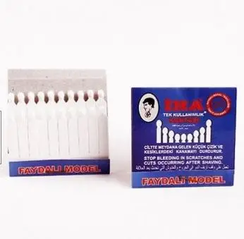 Styptic Pencils Disposable Stops Cuts Bleeding 24 Matchbooks 480 Matchsticks