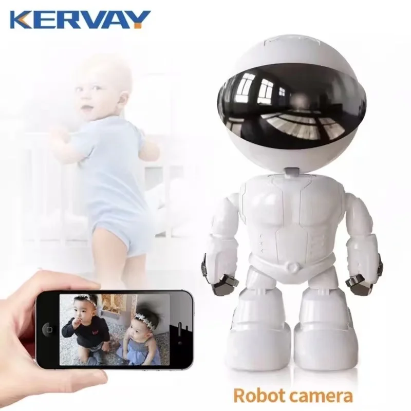 1080P Robot IP Camera Security Camera 360 ° WiFi Wireless 2MP CCTV Camera Smart Home Video Surveillance P2P Hidden Baby Monitor