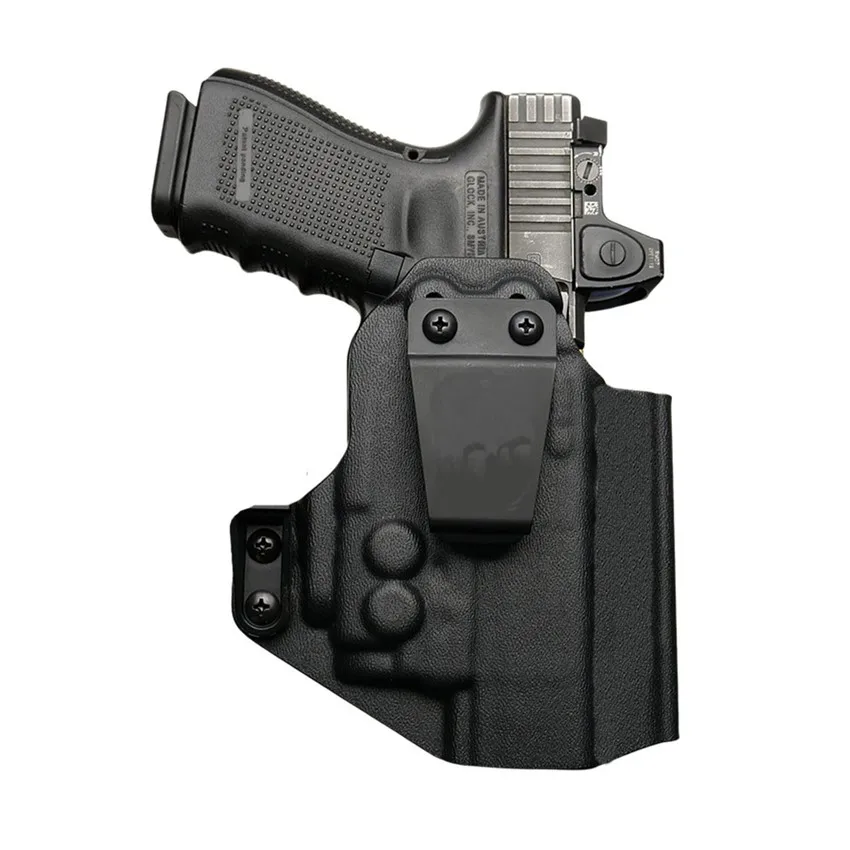 Inside The Waistband kydex IWB Holster For Glock G17 G 19 22 23 25 31 32 35 45 MOS With OLIGHT Baldr Mini 600 Lumens Flashlight