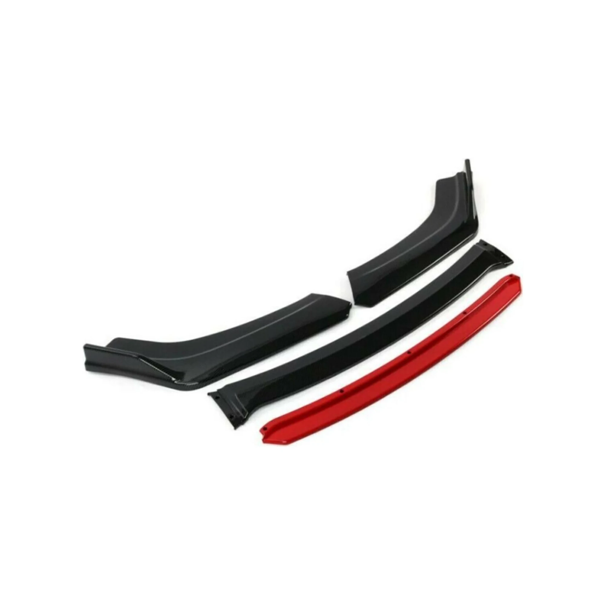 Car Front Bumper Lip Splitter Universal Spoiler Diffuser Lip Kit For Dacia Lodgy Logan Sandero