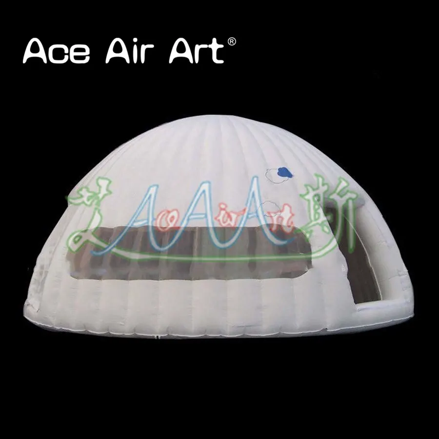 new trend inflatable air blown super beautiful Luna dome tent,inflatable bar with colorful led lights for party