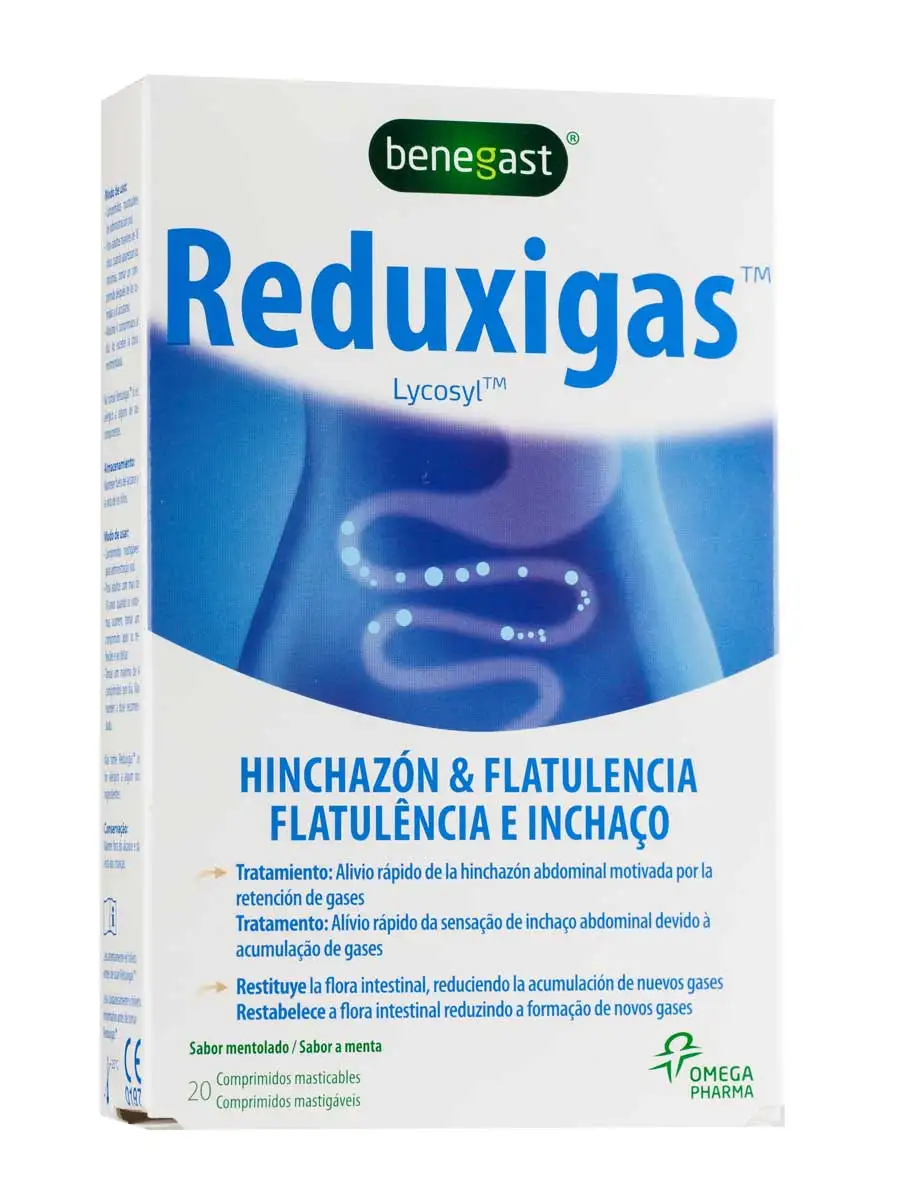 20 comprimidos para reduzir a inflamação e flatulência