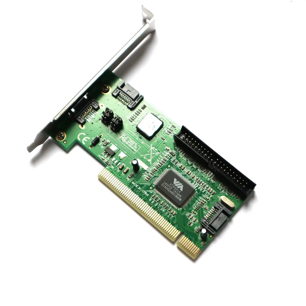 3 Port SATA + 1 IDE PCI Controller RAID Karte Adapter w/SATA kabel