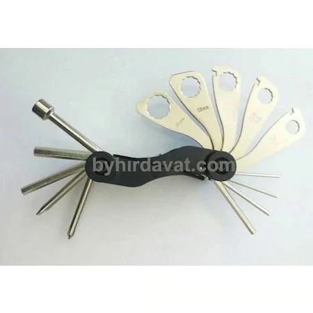 Real Özs 1259 Multifunctionele Zakmes Inbussleutel Set 431617410