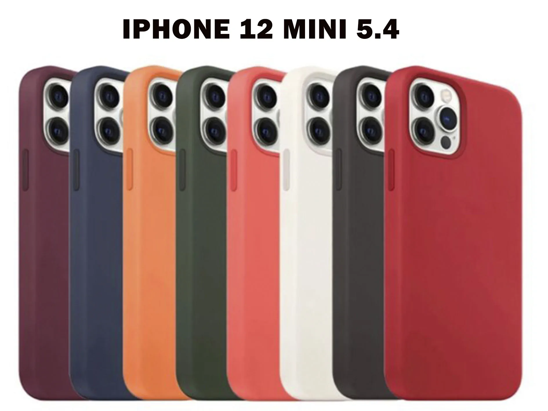 Icson Funda Compatible con iphone 12 mini 5.4 Carcasa Mate Suave es Silicona TPU