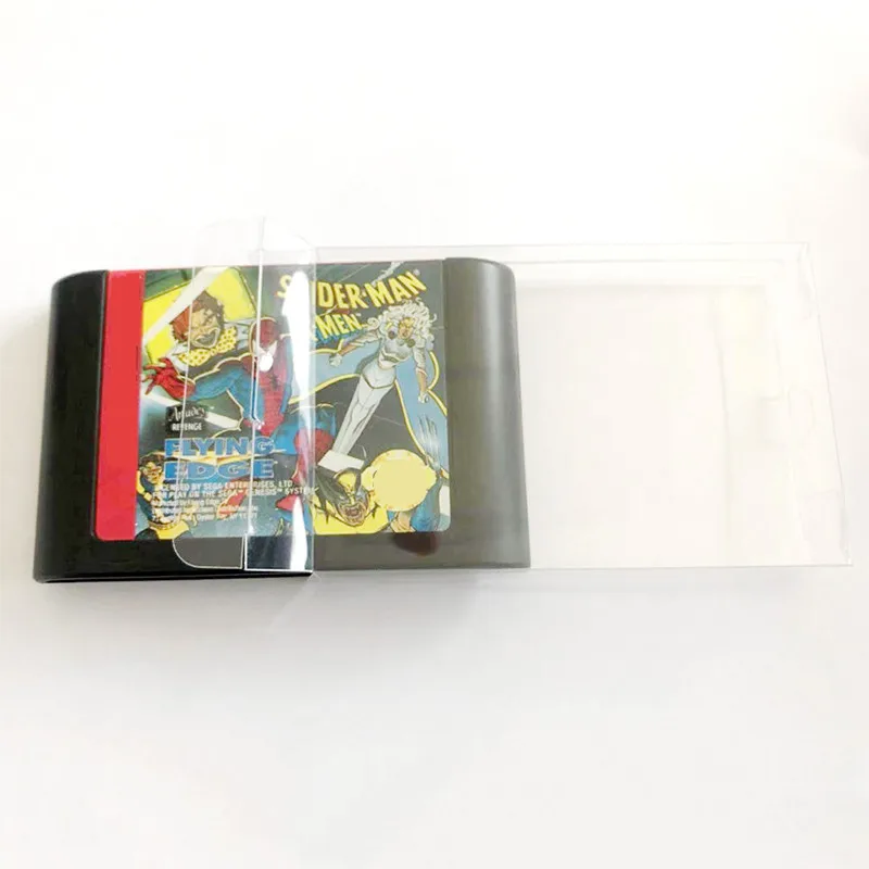 Box Protector For Genesis For Master System For Sega Mega Drive For Famicom Game Cart Cartridges Plastic Case
