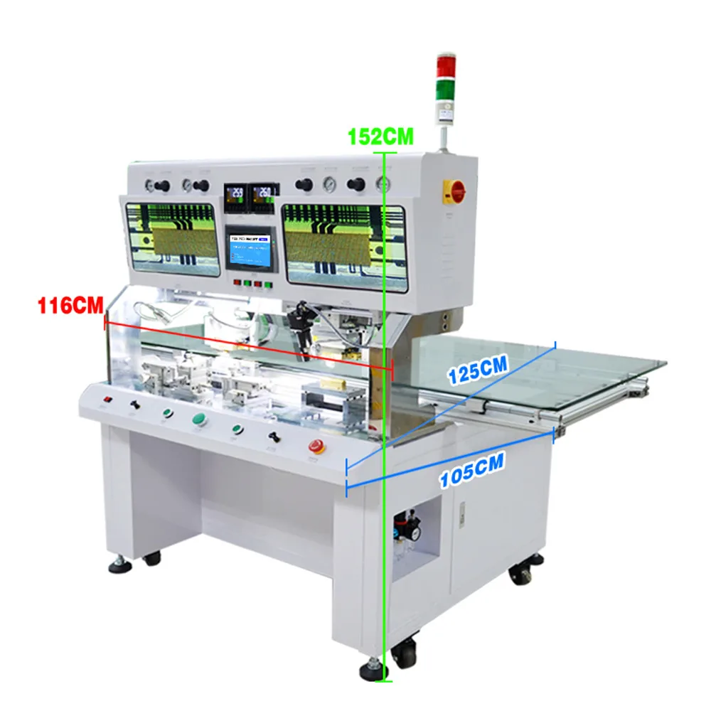 Silman ST-100DW ACF COF Bonding Machine Lcd Flex Cable Repair Machine For Repairing TV Screen Laptop Display COF PFC Problem