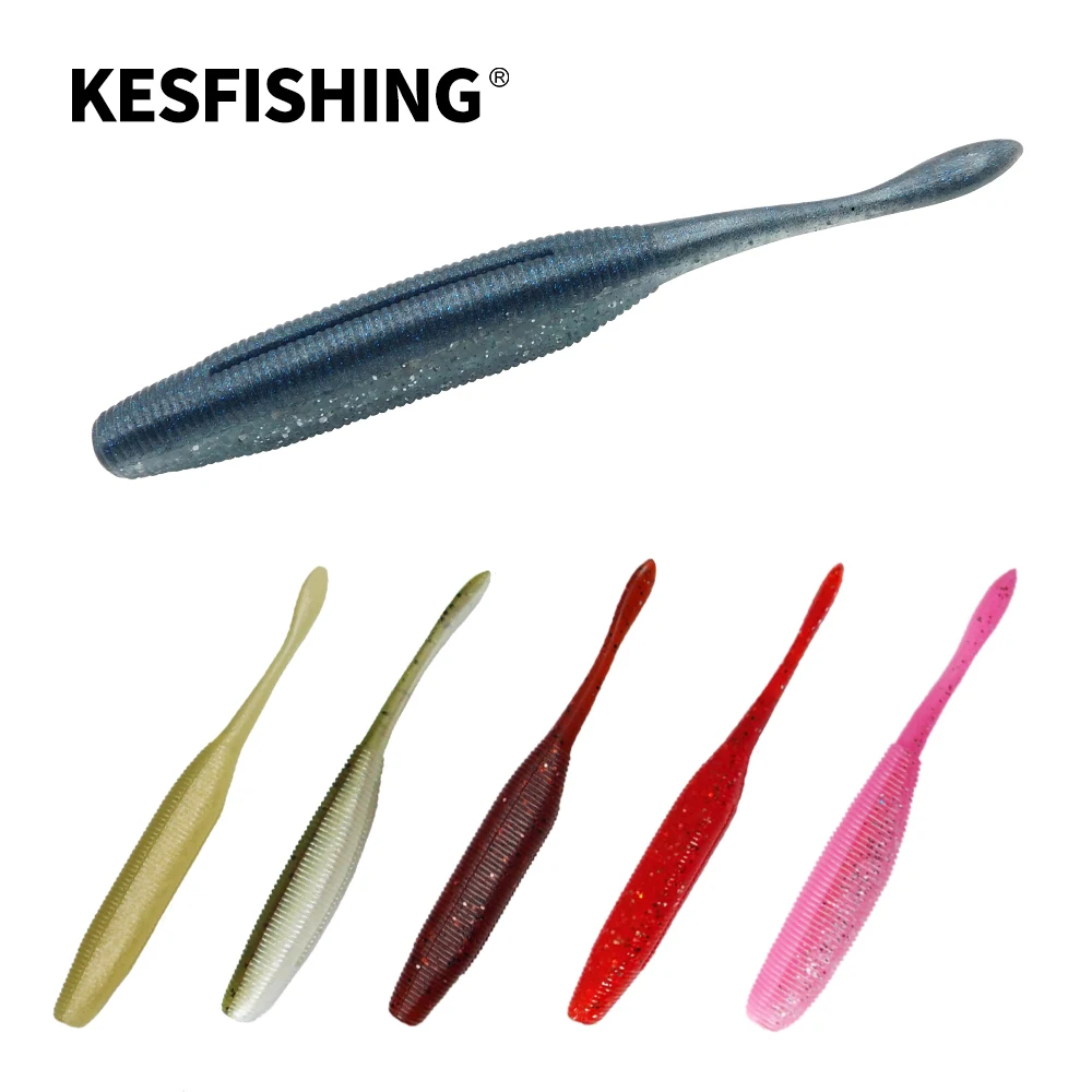 KESFISHING Tail Sinking Fishing Lure Soft Artificial Silicone Bait Drive Shad 125mm Wobbers For Fishing Bass Pike The Best Lure