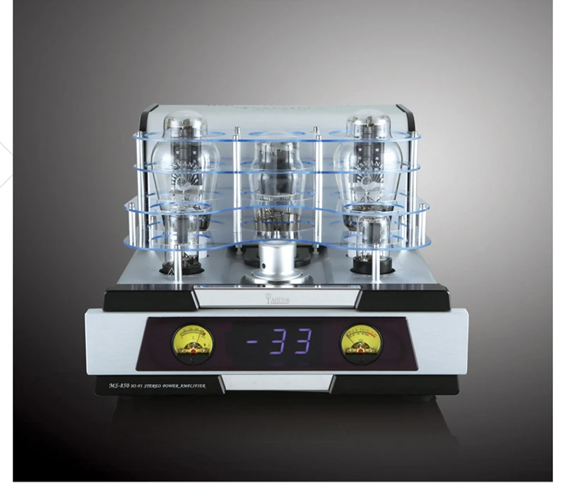 YAQIN MS-850 300B Tube Amplifier HIFI EXQUIS Mono Bloc x2 Class A Lamp Amp With Remote