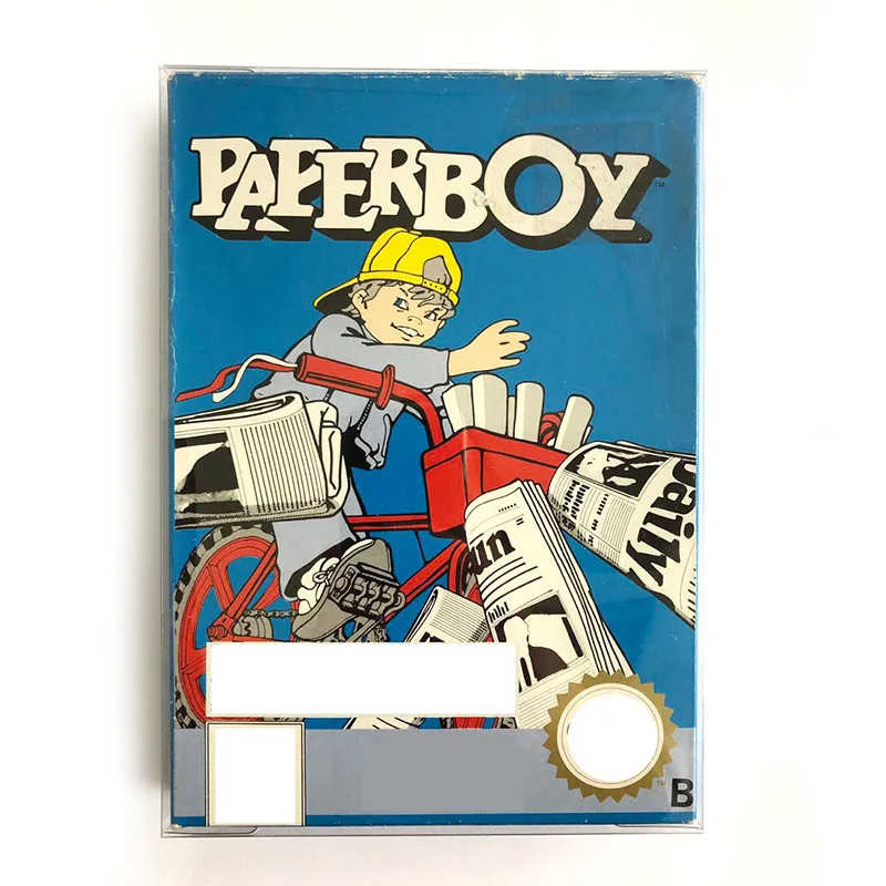 Capa protetora para nintendo nes cib, caixa completa em plástico transparente feito sob encomenda