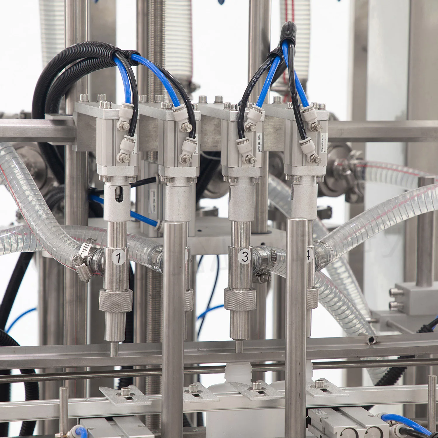 YL-L Automatic Production line Round Plastic Bottle Labeler Sauce Cosmetic Cream Paste Filling Capping and Labeling Machine