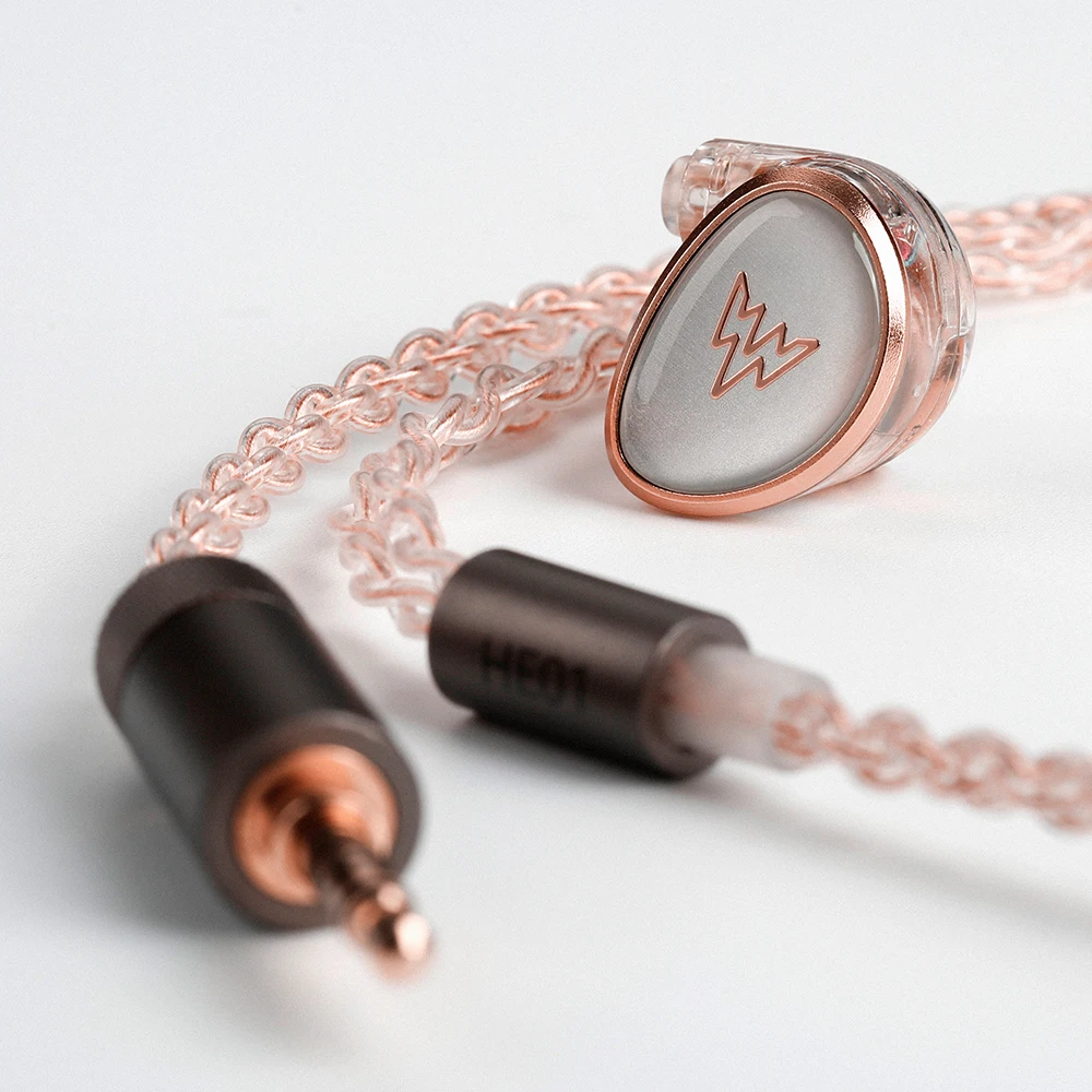 Whizzer Audio de alta resolución Kylin HE01 iem auriculares HIFI Bass In Ear Monitor equilibrio ​ Armadura Auriculares Cancelación de Ruido Earbu