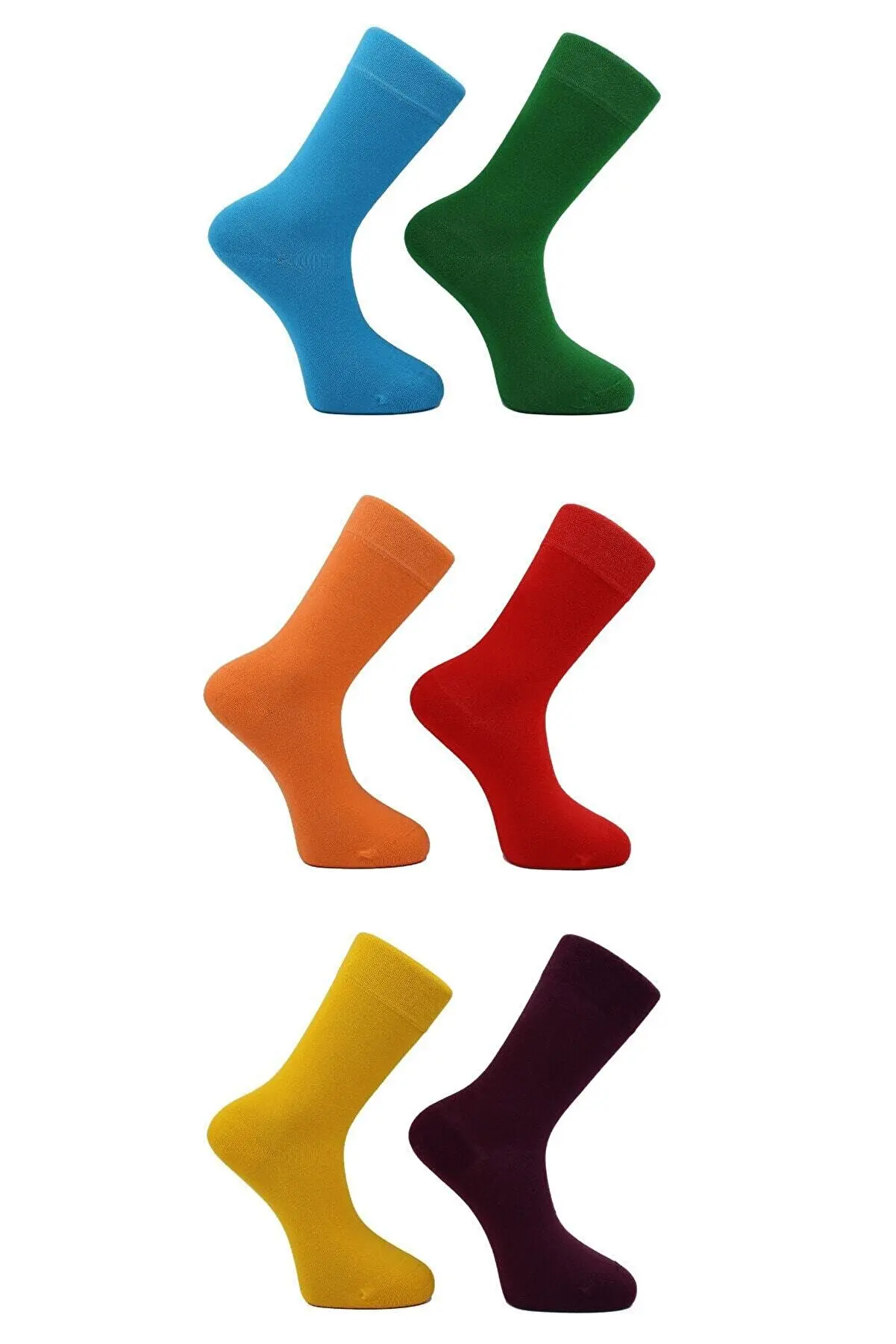 

Fashionmoon Unisex 6-Piece Colorful Socks