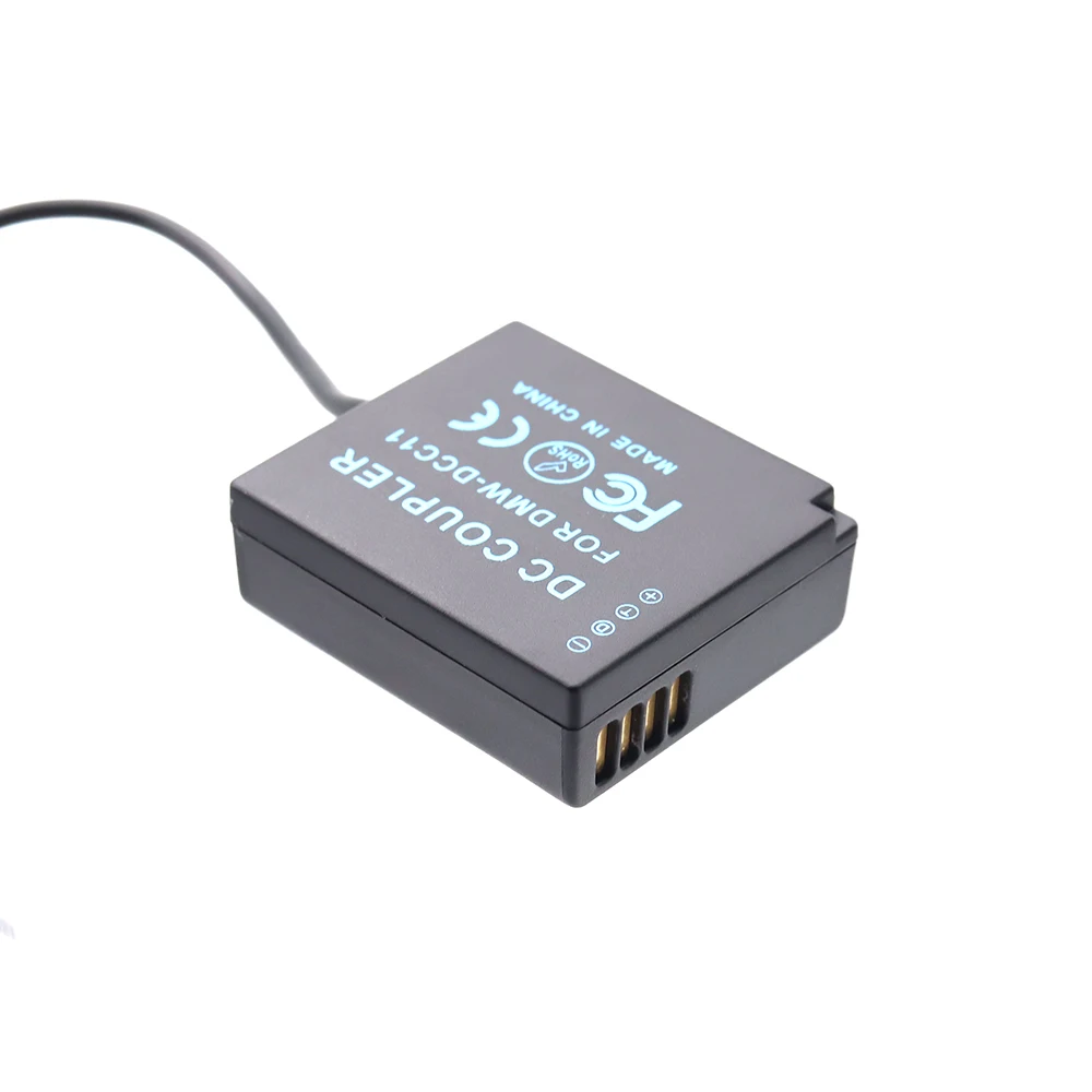 DC Coupler For DMW-DCC11 Dummy Battery 4017 Female for Lumix DMC-GF6 GF5 GF3 GX7 S6 ZS100 LX100 GX85 LX100 ZS110 TZ80 etc.