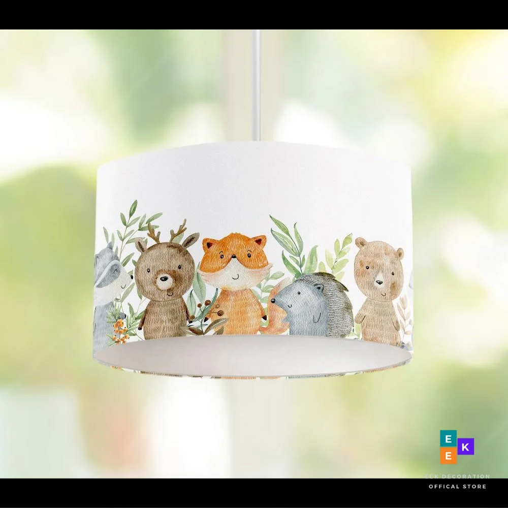 Baby Teen Kids Room Newborn Pvc Fabric Covered Chandelier Night Ceiling Lamp люстра потолочная симпл димпл lustre люстры lustre