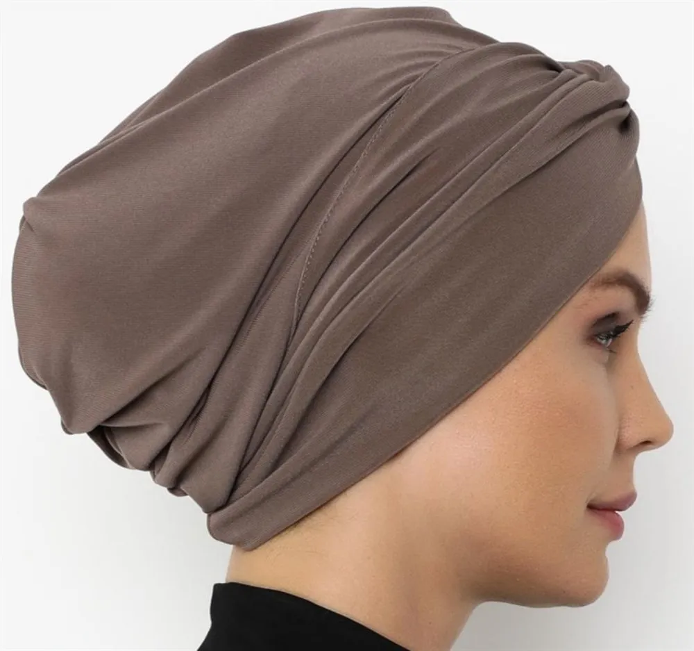 Hijab Wrap Tulband Motorkap Met Sjaals En Wraps Hijab Femme Musulman Islamitische Turkije India Afrikaanse Hoofd Wraps وشاح عمامة