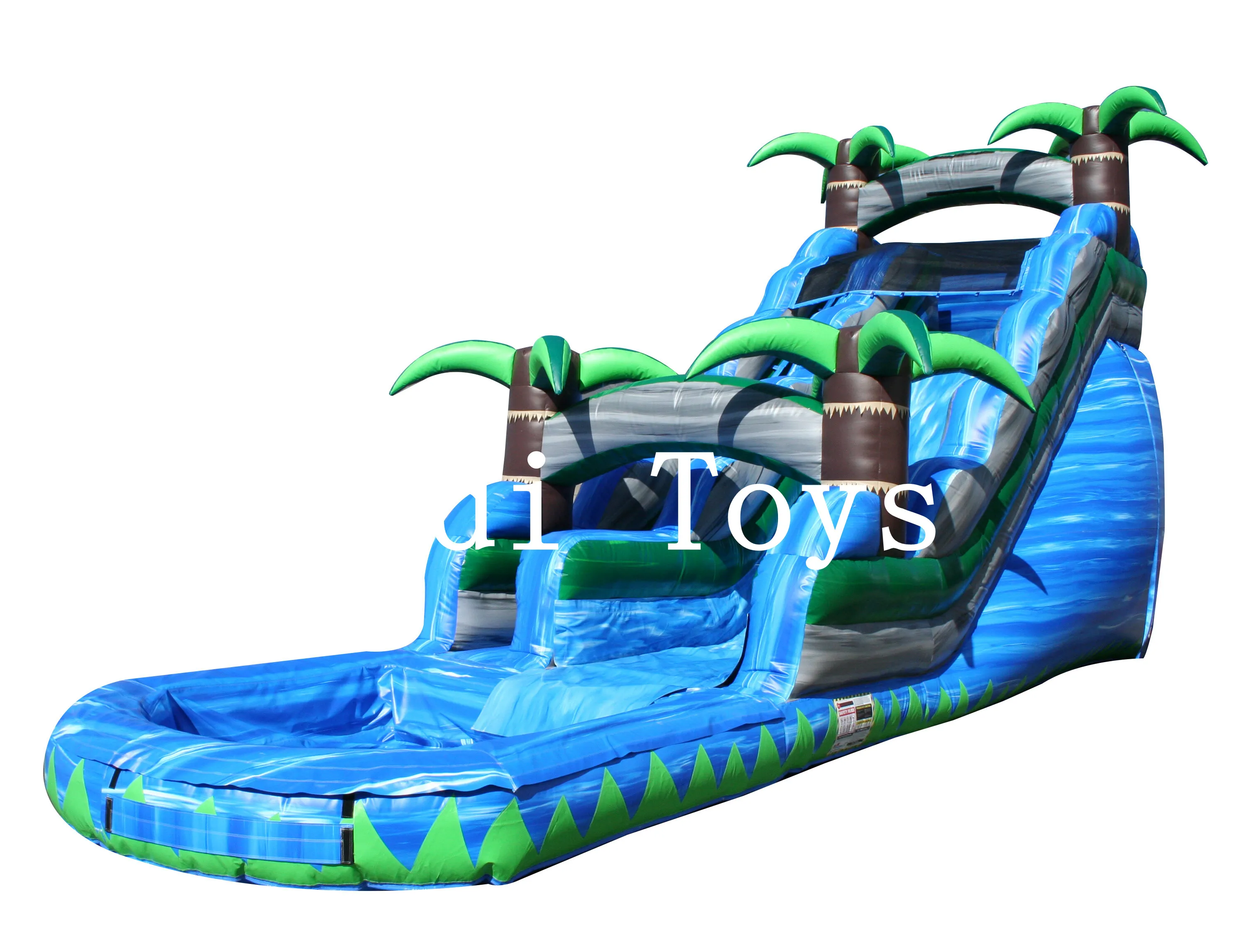 

Commercial Rental Events Inflatable Coconut Water Slide Combo