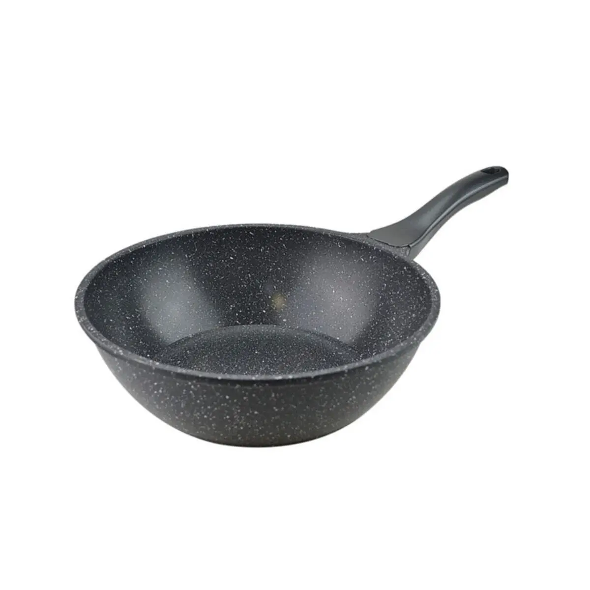 Frying Granite Pan with Lid Multifunctional Glass 28 CM Wok Pan Lids Covers Glass Round Lid Silicone Glass Pan Covers Kitchen