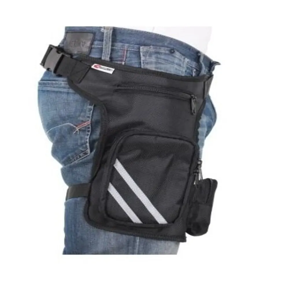 Men Woman Belt Bag Waterproof Thigh Motorcycle Camping Waist Pack Pouch Riding Waist Hip Universal Travel Cell/Mobile PhonePurse