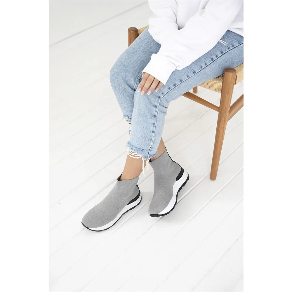 women's knitwear boots, casual women's knitwear shoes, new fashion knitwear women's sport boots, women's knitwear sexy boots