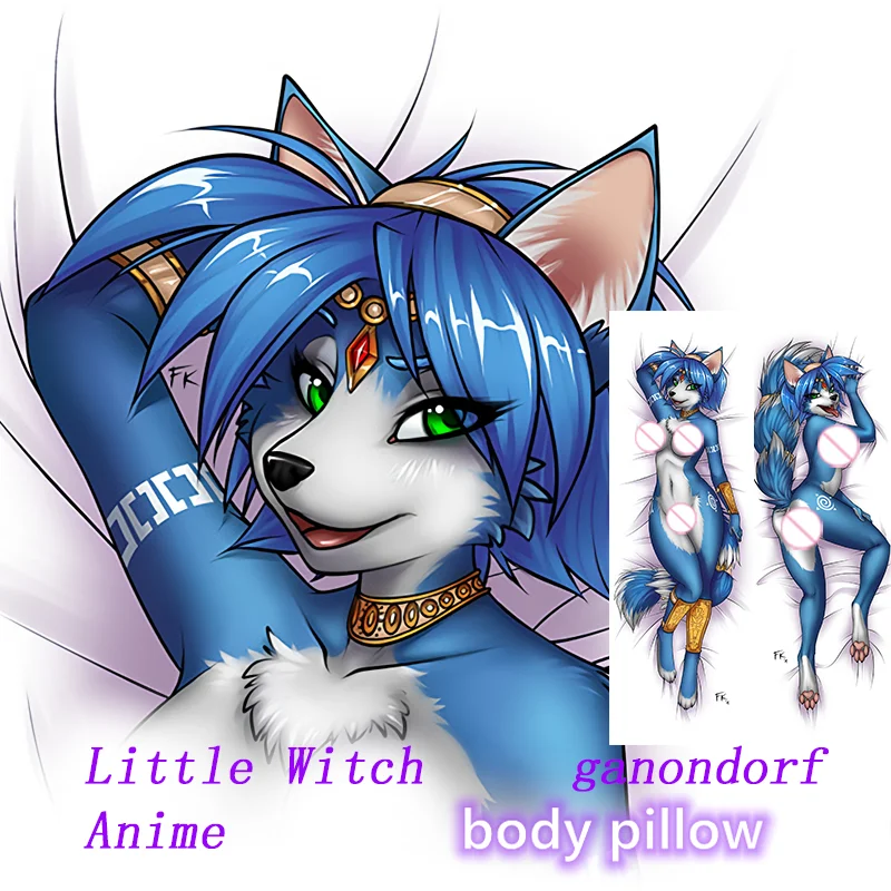 Dakimakura Anime krystal star fox Double-sided Print Life-size Body Pillow Cover