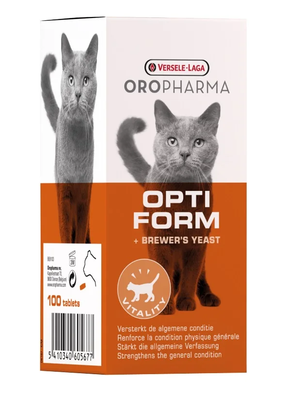 For cats Complementary Yeast Tablets-Opti Form