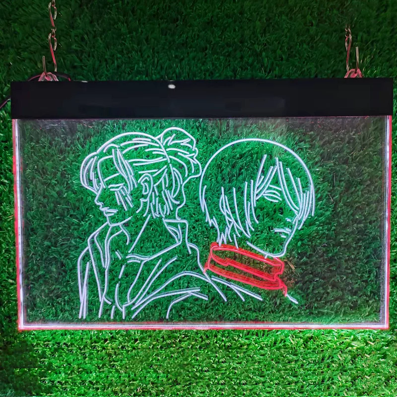 

Fashion-Mikasa Ackerman Display Dual Color Led Neon Sign