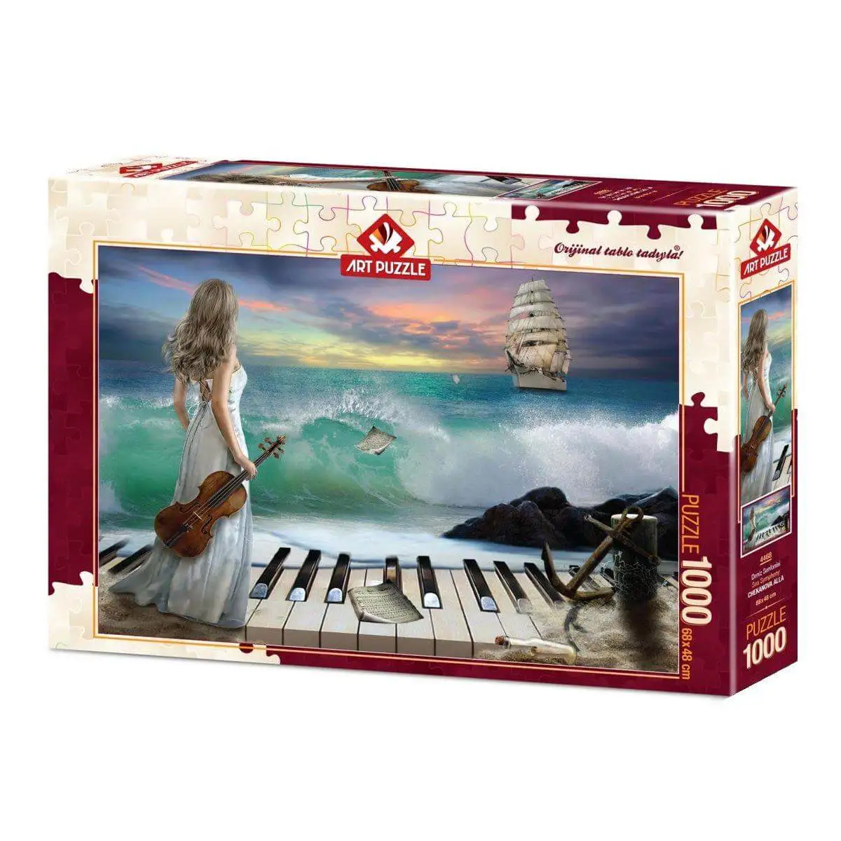 1000 Piece Jigsaw Puzzle : Symphony of the Sea adult jigsaw fun family game educational toy unique design home decoration