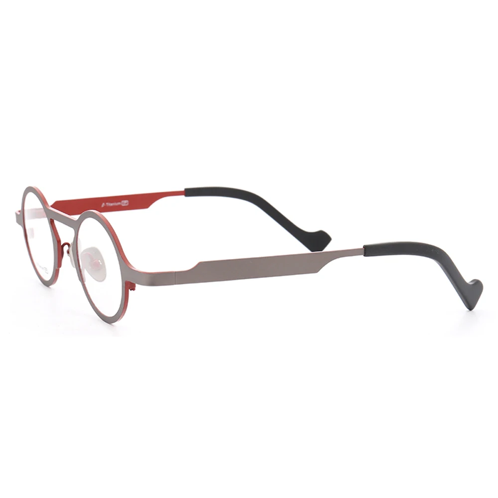 Women Round Titanium eyeglass frames men Retro Light Fashion Hipster metal Optical glasses frames Rx Eyewear Vintage Spectacles
