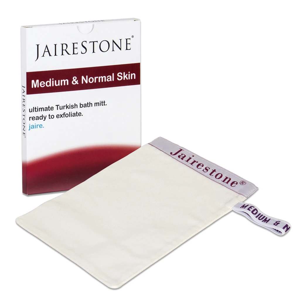 airestone Exfoliating Shower Mitt - Dead Skin Remover -(Normal & Medium Skin)