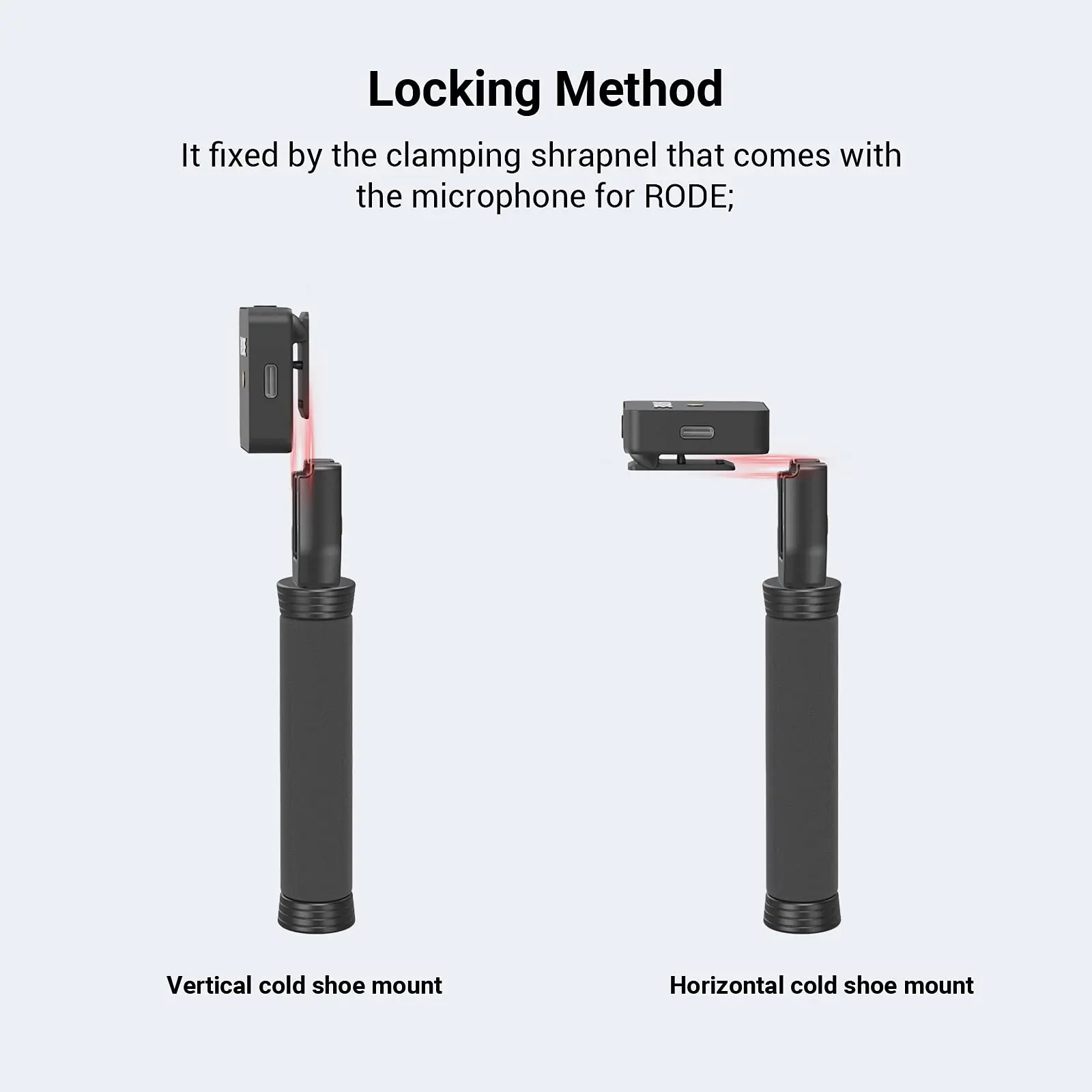 محول صغير الحجم للمقابلة مع الميكروفون لاسلكي محمول باليد لهاتف RODE Wireless Go 3182