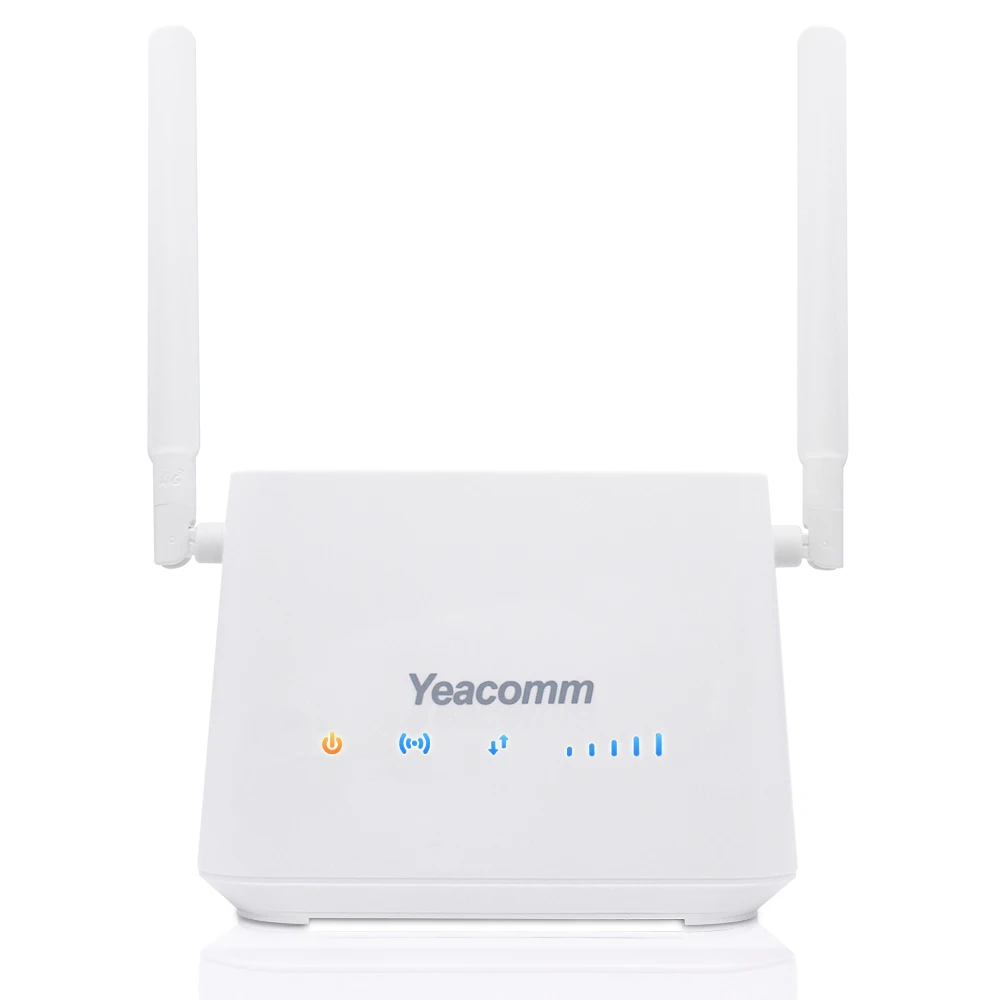 Yeacomm S12 LTE CPE FDD TDD Mobile Ethernet Cat4 4G Router with SIM Card Slot and External Antennas